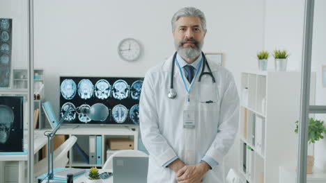 doctor in modern medical office