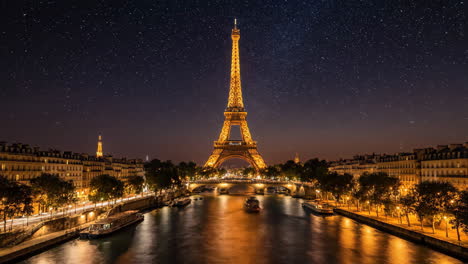 eiffel tower at night