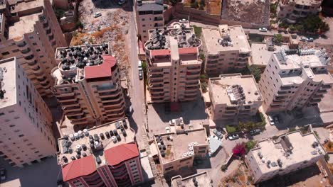 palestinian  town aerial view