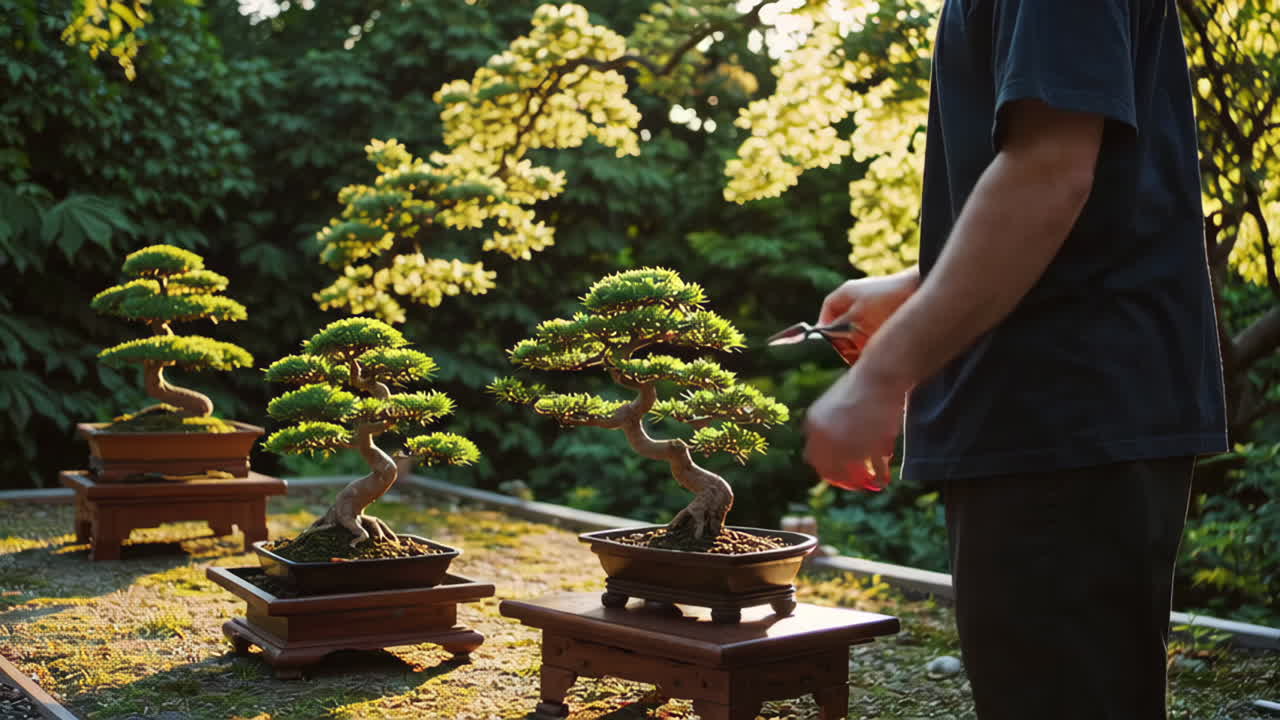 Potatura degli alberi di bonsai