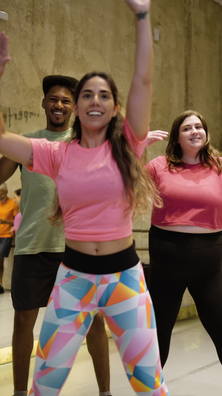 Dance fitness class