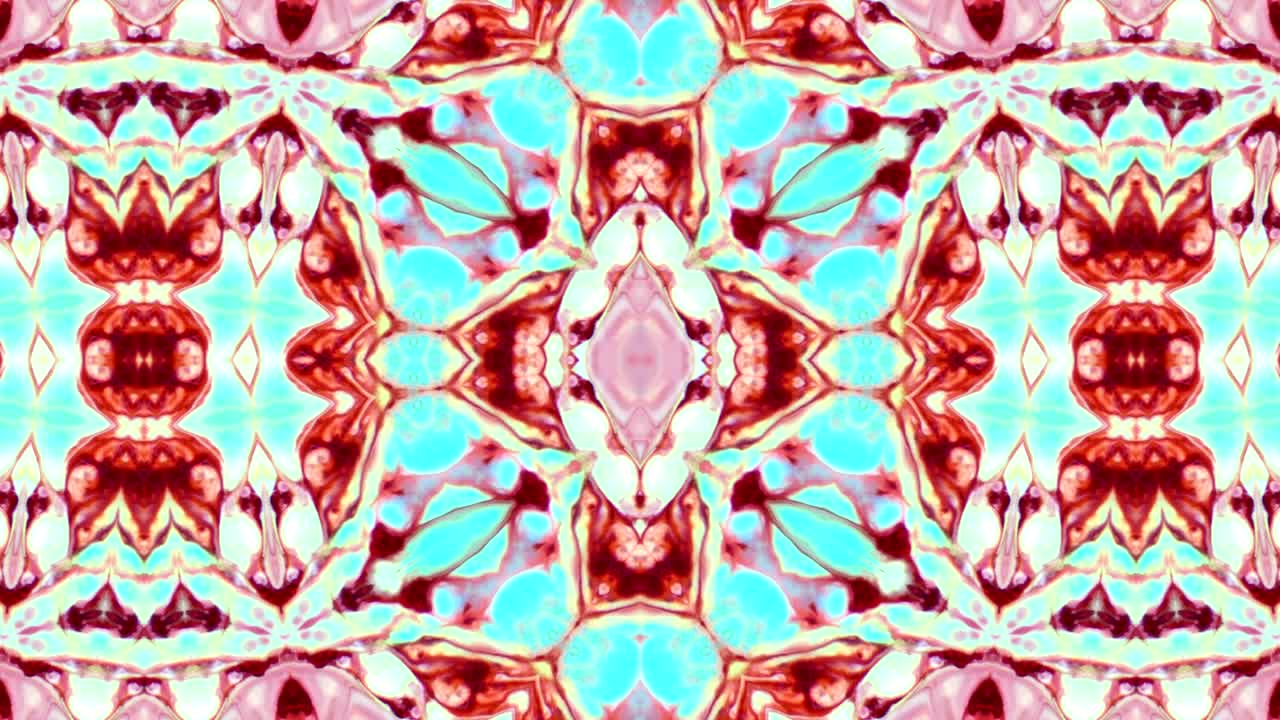 movimiento de fondo de caleidoscopio de explosión decorativa