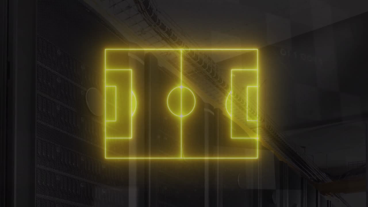 서버  ⁇ 에서 디지털 스타디움의 애니메이션