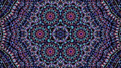 beautiful abstract kaleidoscope that shines, a radiant light that regulates the subtle movements