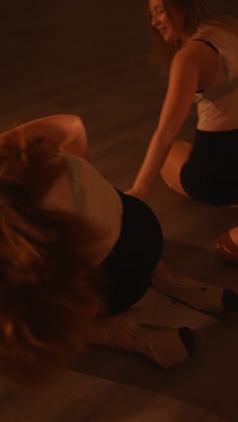 group dance/yoga session