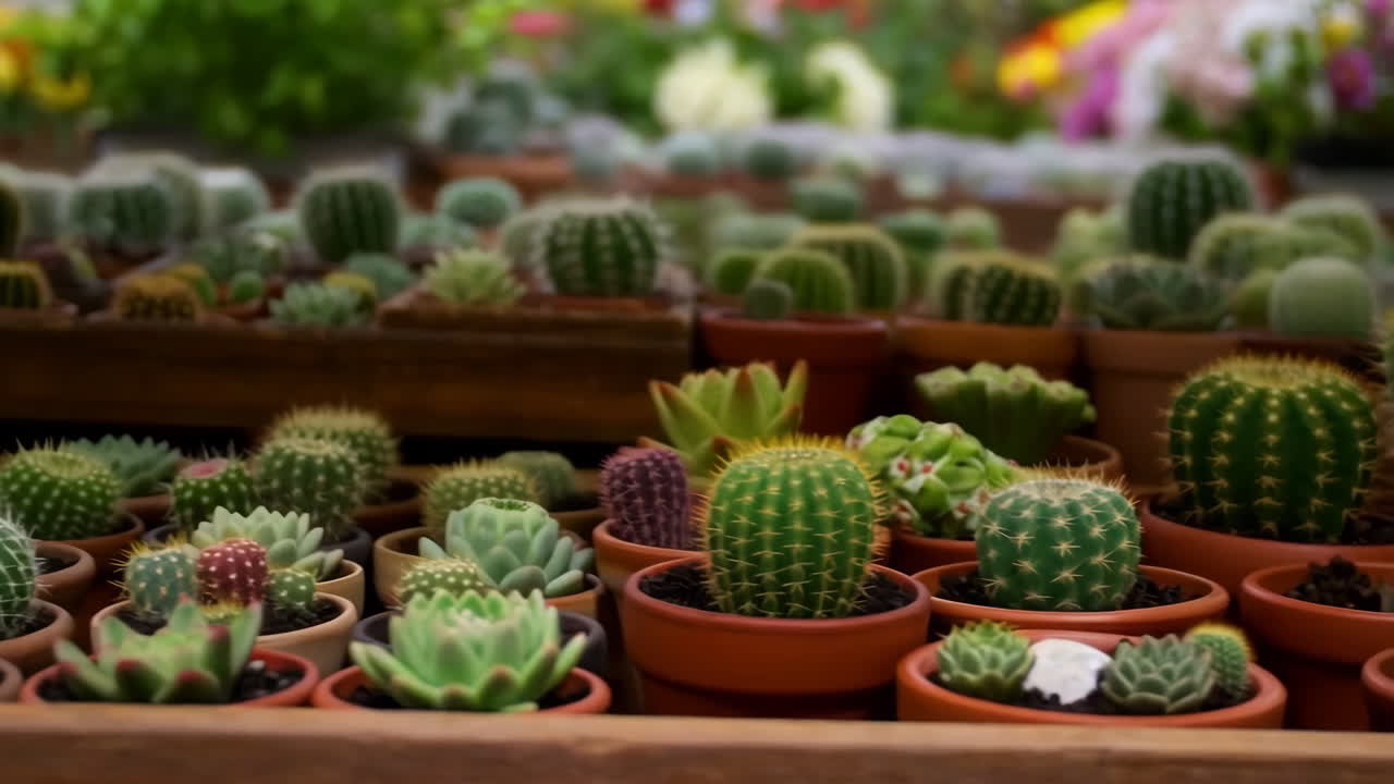 Collection of Cacti and Succulents