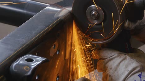 hand-held metal surface angle grinder