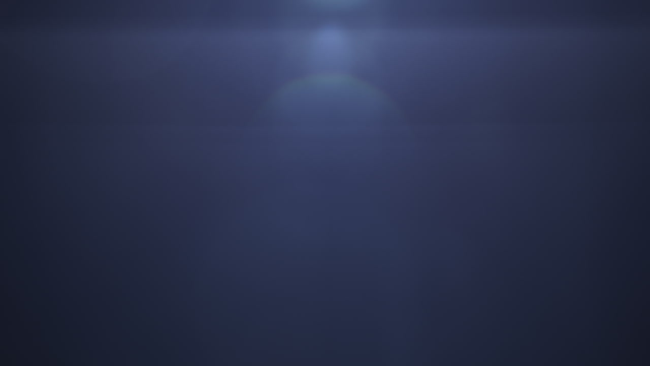 Soft blue lens flare with a gentle light gradient across a clear black background. Ideal for overlays, transitions, visual effects, or adding atmosphere to creative projects