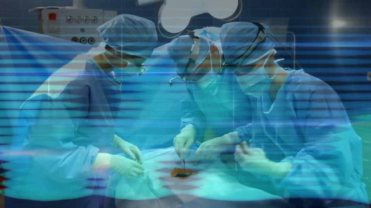 수술실의 외과 의사들 간의 연결 네트워크의 활성화