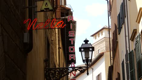 ristorante-schild in florenz italien