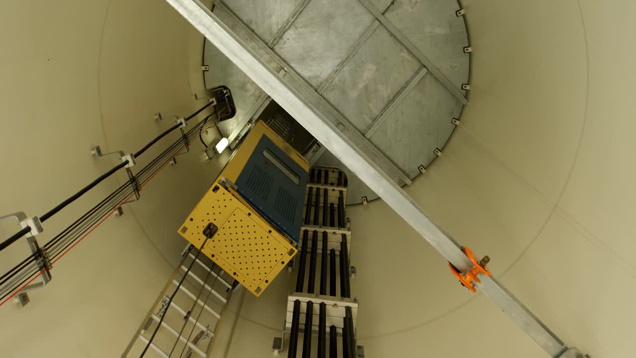 внутренняя часть ветровой турбины 4k