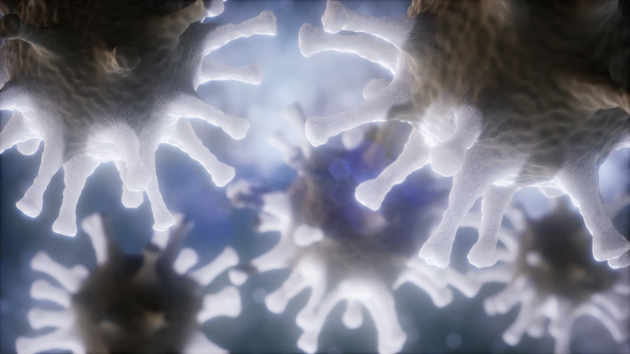 rotación del bucle del coronavirus covid-2019