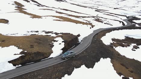 aerial view of jeep off road driving in spiti district of himachal pradesh world's highest village india exploration tour