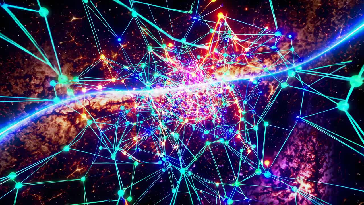 Abstract Network in Space