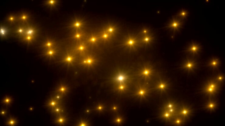 Camera flash light on black background seamless loop animation