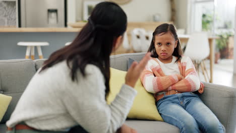 Mother,-child-and-talking-at-home