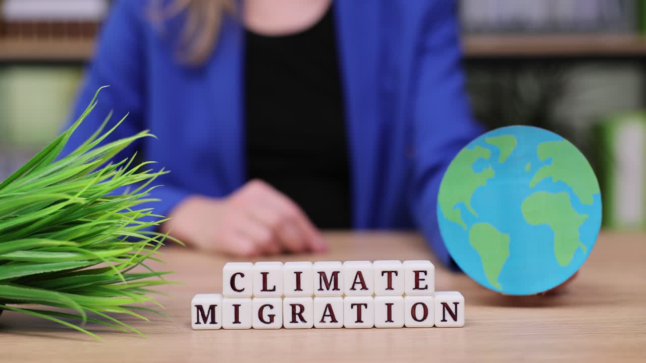 Climate Migration Concept