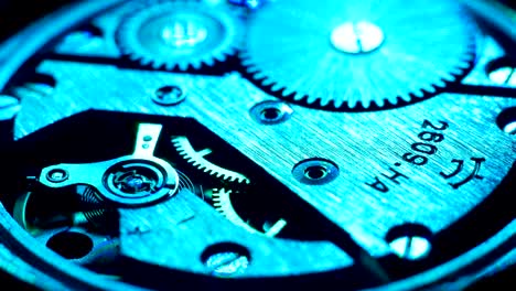 Watch Mechanism Close Up
