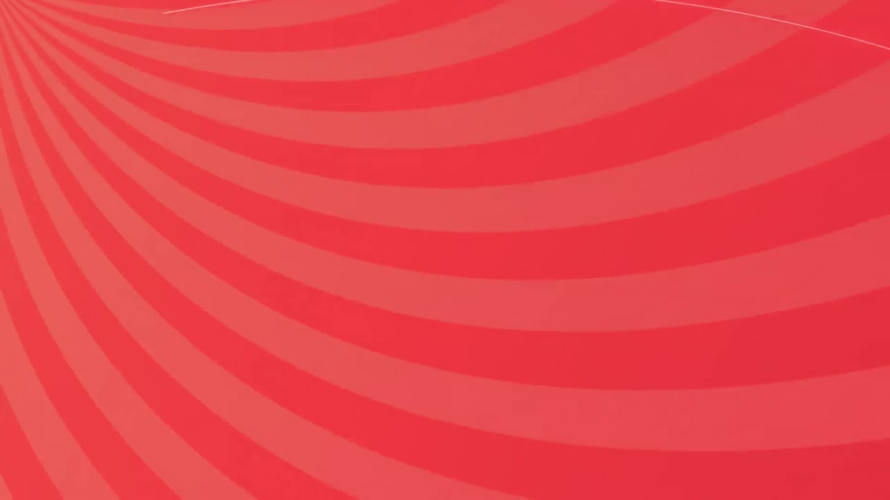 은색과 오렌지색 줄무가 원활하게 회전하는 애니메이션