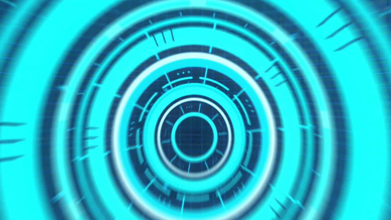 animación de pantallas con procesamiento de datos contra la sala de servidores de computadora