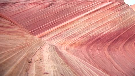 mediumshot of the rippled geological formations at the wave canyonbuttes utah 1