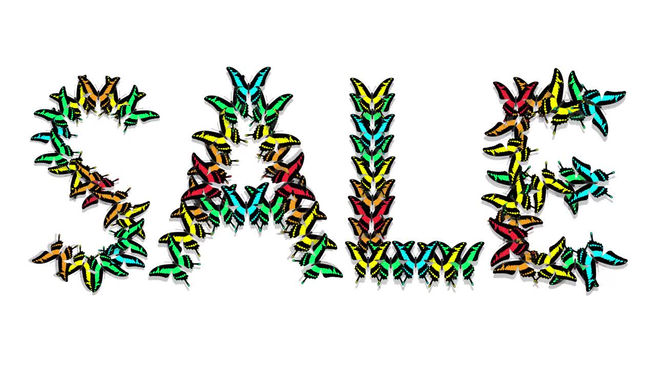 애니메이션 다채로운 나비가 도착, 문헌 판매를 형성