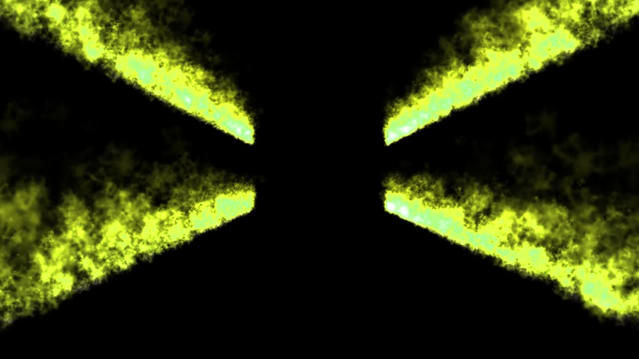 gráficos de movimiento de partículas de color de barra de línea recta de llama