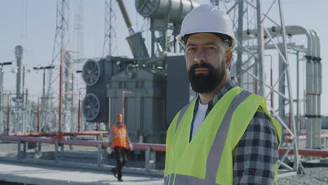 power plant engineer portrait
