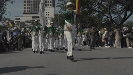 celeberation of sarawak governor birthday ,12 october 2024,was held at kuching with so many goverment agencies take part in the parade and also sarawak culture tribe with they traditional costume.