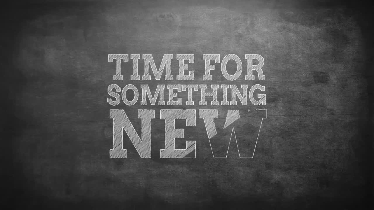 es hora de algo nuevo.