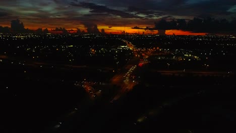 sunset - miami, fl - highway 95 - ives dairy