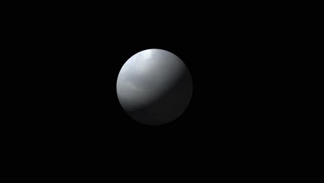 mysterious planet of gas material with black background