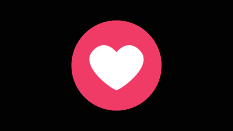 social media heart icon