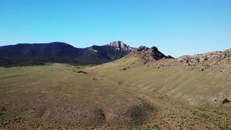 majestuoso panorama montañoso en vista aérea del suroeste de los estados unidos