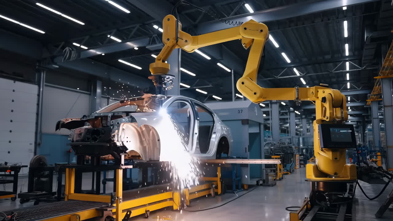 Robotic Welding on an Automotive Production Line