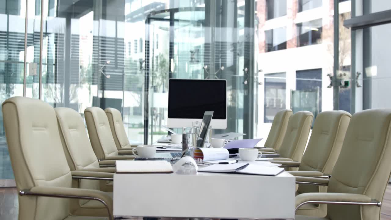 Empty conference room