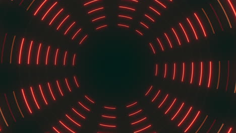 Red-neon-lines-in-circles-on-black-gradient