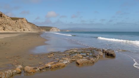 drakes bay with gentle waves