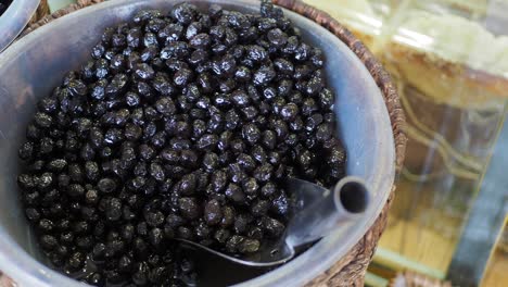 black olives in a bowl