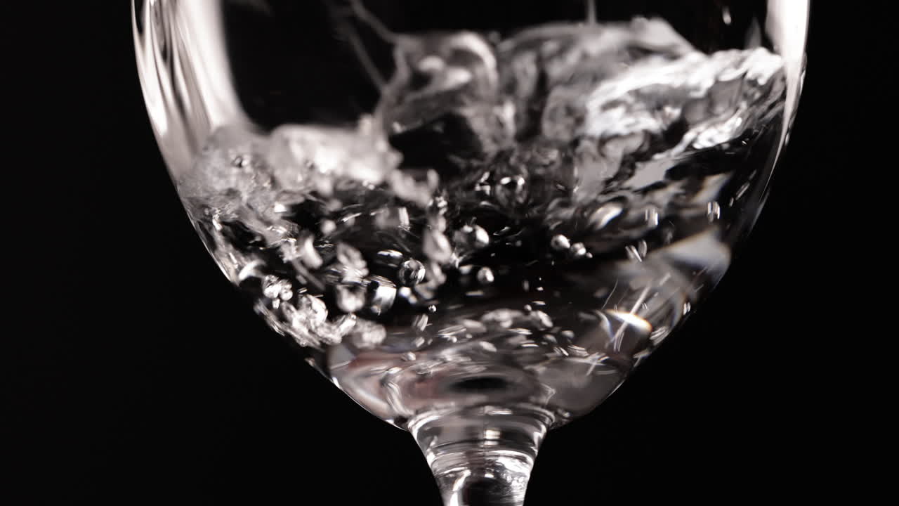 Wineglass with water