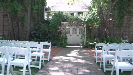 ceremony wedding barn venue stock video footage rustic and trendy