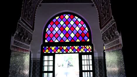 el palacio bahia es un palacio de finales del siglo xix en marrakech, marruecos