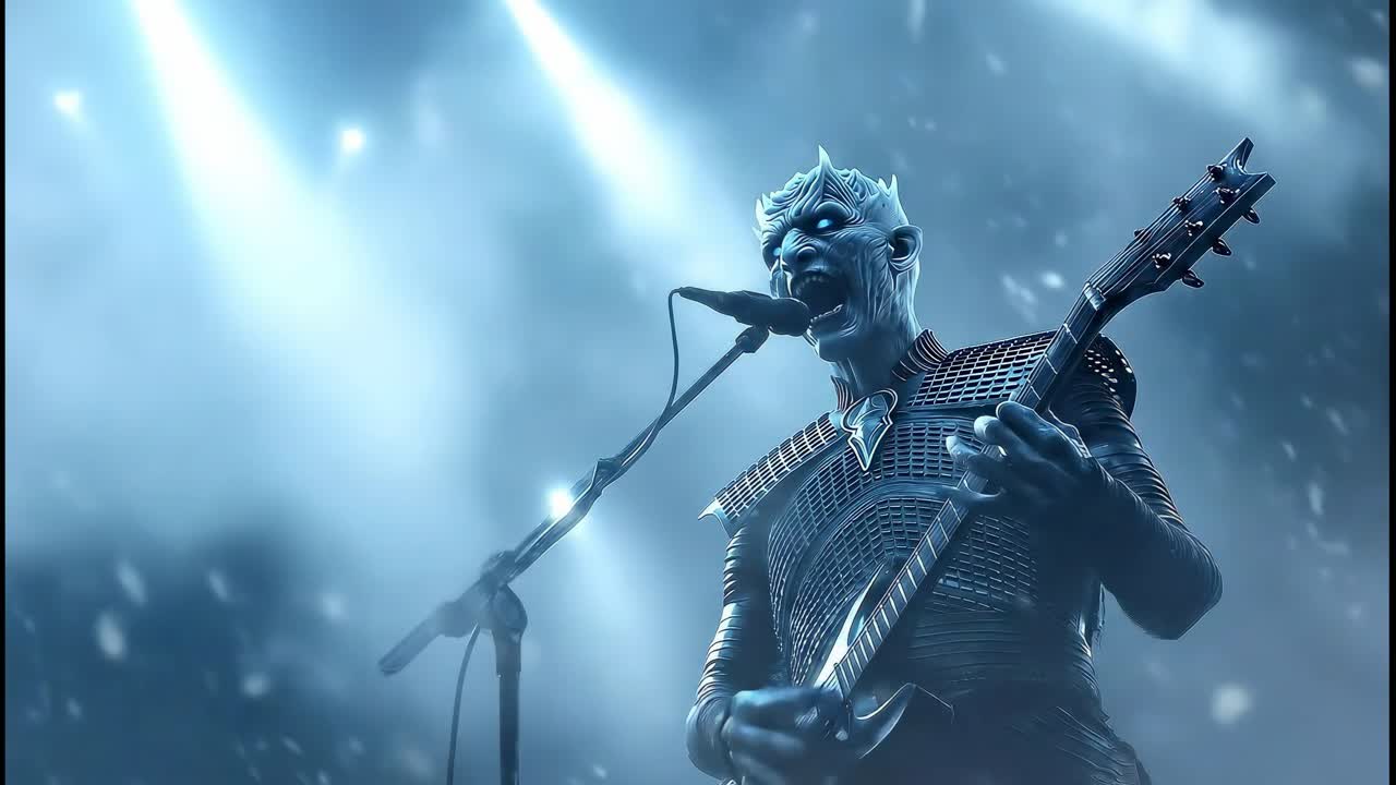 The Night King rocks out with his guitar