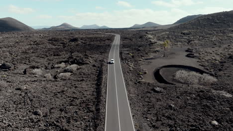 volcanic landscape road trip
