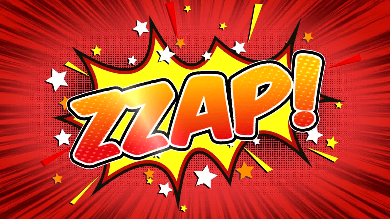 zzap - 만화 스타일 텍스트