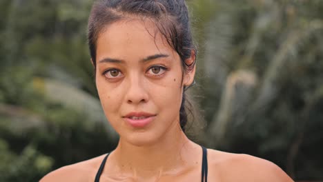 woman after exercise