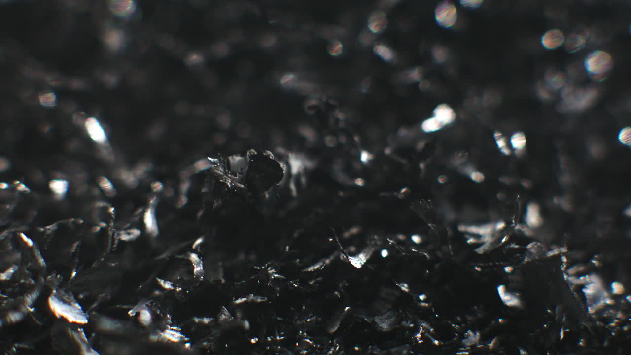 Macrofotografia di otturazioni metalliche