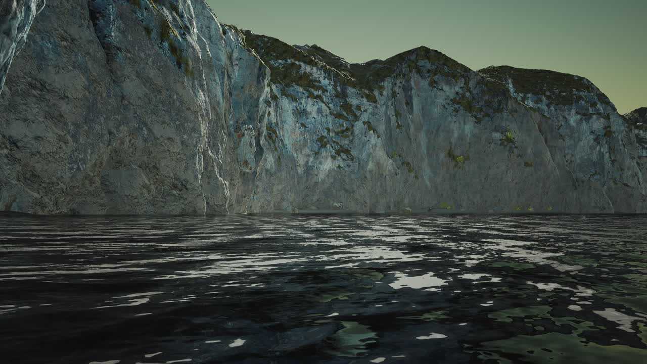 View of the Atlantic Ocean and the cliffs
