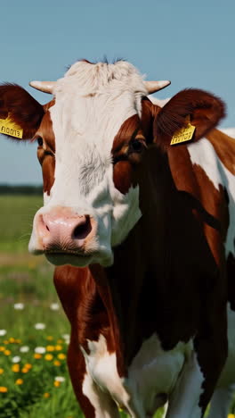 cow in a field