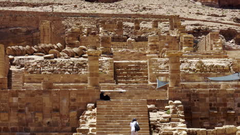 las ruinas de petra, jordania